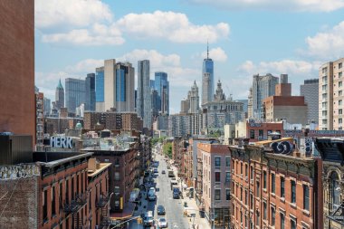 New York şehri Manhattan Köprüsü 'nden izlendi