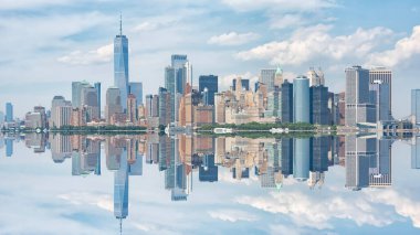 The skyline of New York City, United States