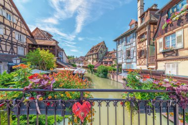 Fransa 'nın Colmar kentinde mimarlık