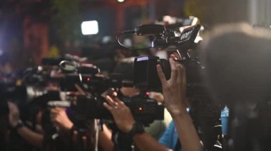 4K Basın ve Medya Kameraları Haberlerde Çalışıyor