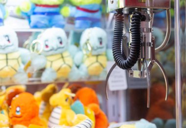 Pençe makinesi oyun atari salonu eğlence arkaplanı