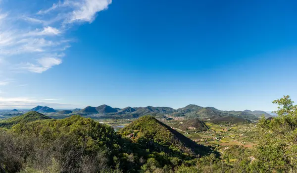 stock image Colli Euganei Padova area view from Monte Ceva