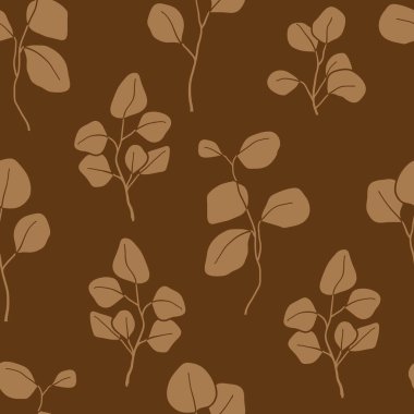 Okaliptüs dallarının kusursuz deseni, arka plan