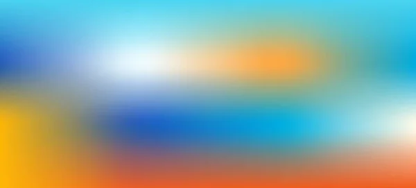 抽象的な背景 青とオレンジのグラデーション メッシュ プレゼンテーション 設計のベクトルの壁紙用パターン — ストックベクタ