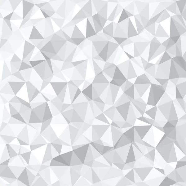 Formes Bas Polygone Fond Cristaux Gris Clair Mosaïque Triangles Papier — Image vectorielle