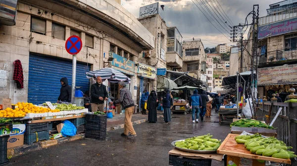 Amman Jordan 'da bir sokak sahnesi.