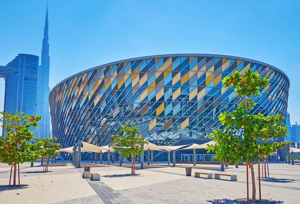 Dubai Emiratos Árabes Unidos Marzo 2020 Futurista Coca Cola Arena — Foto de Stock