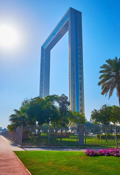 Dubai Emiratos Árabes Unidos Marzo 2020 Parque Zabeel Día Soleado — Foto de Stock