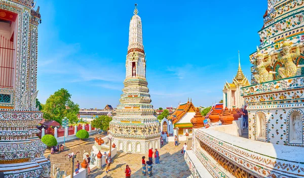 Bangkok Thaïlande Avril 2019 Vue Panoramique Sur Les Sanctuaires Les — Photo