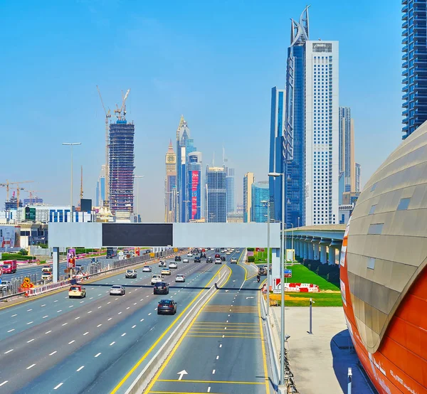 Dubai Emirados Árabes Unidos Março 2020 Futurista Jam Tower Hikma — Fotografia de Stock