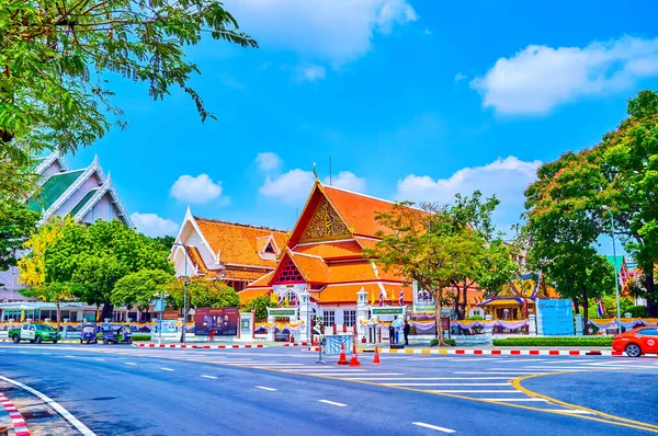 Bangkok Thailand April 2019 Facade Main Entrance National Museum April — 스톡 사진