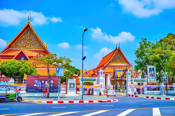 Bangkok Tailandia Abril 2019 Las Puertas Principales Entrada Museo Nacional —  Fotos de Stock
