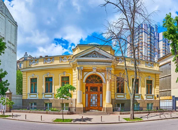 Façade Style Palais Mikhail Shestakov Maison Situé Sur Schovkovychna Street — Photo
