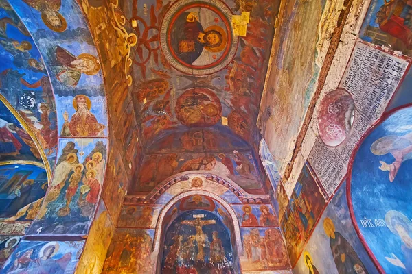 Kyiv Ukraine May 2021 Details Saviour Berestove Church Covered Ancient — 스톡 사진