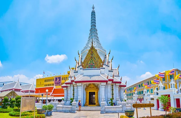 Bangkok Thailand Abril 2019 San Lak Mueang Com Grande Santuário — Fotografia de Stock