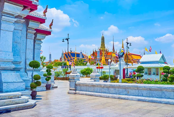 Visita City Pillar Shrine Distrito Central Bangkok Tailandia — Foto de Stock