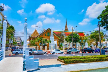 Wat Ratchabophit tapınağı kompleksi Bangkok, Tayland