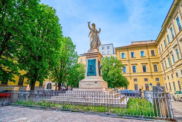 Het Monument Caduti Mentana Gevallen Van Mentana Het Mentanaplein Milaan — Stockfoto