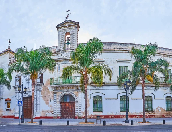 Fachada Vintage Del Hospital San Juan Dios Frente Avenida Micaela — Foto de Stock