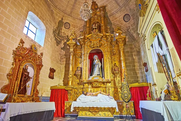Puerto España Septiembre 2019 Capilla Ricamente Decorada Iglesia Del Gran —  Fotos de Stock