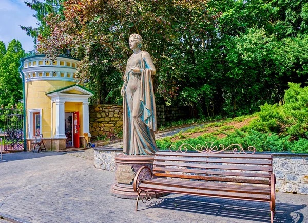Polonya Kontesi Zofia Potocka Nın Bronz Heykeli Uman Ukrayna Daki — Stok fotoğraf