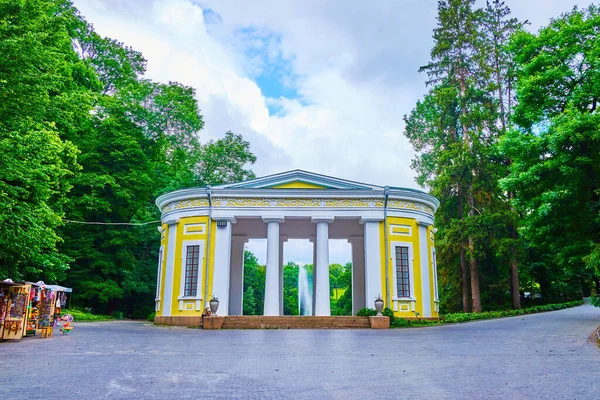 Historisch Flora Paviljoen Het Symbool Van Sofiyivsky Park Uman Oekraïne — Stockfoto