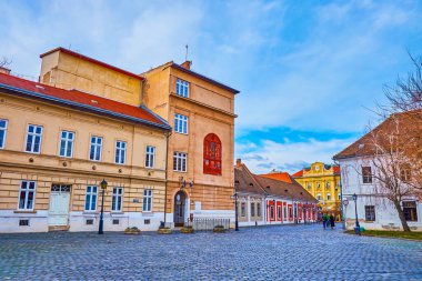 Macaristan, Budapeşte 'nin Obuda ilçesindeki Kutsal Ruh Meydanı (Szentlelek ter)