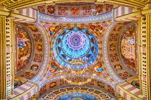Чернивци Украина Июля 2021 Года Комплексный Купол Свод Семинариальной Церкви — стоковое фото