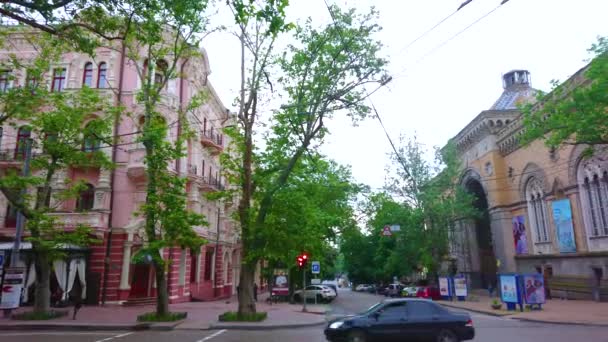 Odesa Ucraina Giugno 2021 Hotel Bristol Krasnaya Hotel Teatro Filarmonico — Video Stock