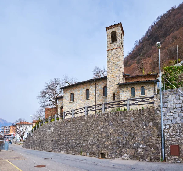 Immaculate Heart of Mary Church, located on slope of Monte Bre in Aldesago village, Lugano, Switzerland