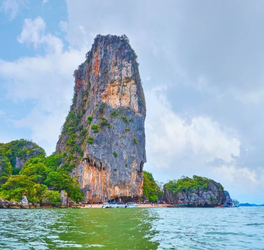 James Bond Adası (Khao Phing Kan), Tayland manzaralı Ao Phang Nga Ulusal Parkı adalarına sürat teknesi gezisi
