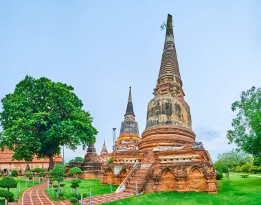 Wat Yai Chai Mongkhon Tapınağı, Ayutthaya, Tayland