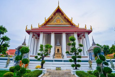 Wat Suthat Tapınağı Ubosot, Bangkok, Tayland