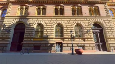 Macaristan 'ın Vaci Caddesi, Budapeşte, Macaristan' da bulunan Orta Macaristan Bölgesel Yönetimi Panoraması