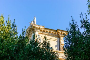 Santa Francesca Romana Bazilikası yemyeşil Roma Forumu, Roma, İtalya