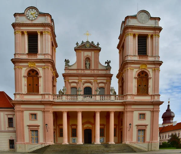 Gottweig Monastery Male Benedictine Monastery Stands Hill Spur Donausteinerwald Hills — Stock Photo, Image