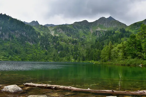 stock image Lake Grosser Scheibelsee is a natural jewel in the Rottenmanner Tauern mountain range in Styria