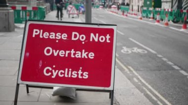 Sign standing in the city centre. Shot with Panasonic GH5   