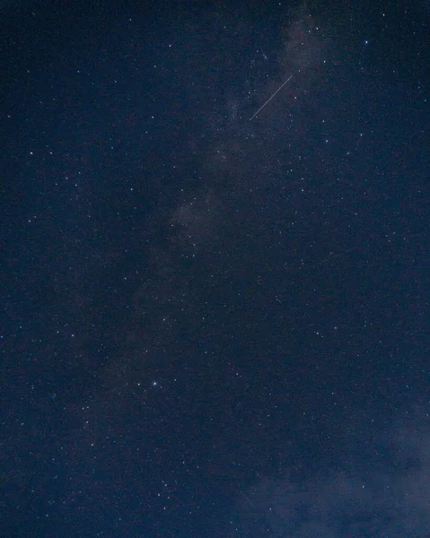 Фотофон Темой Галактики Голубой Звезды Ночью — стоковое фото