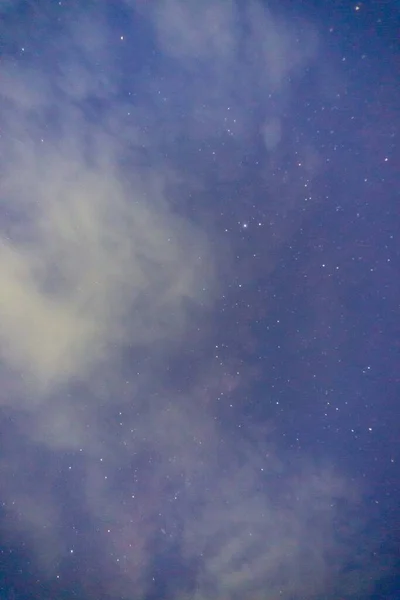 Foto Hintergrund Mit Einem Blauen Stern Galaxie Thema Der Nacht — Stockfoto