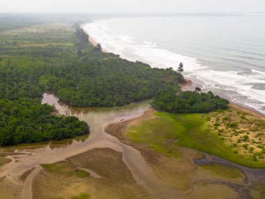 beautiful morning view indonesia panorama landscape paddy fields with beauty color and sky natural light