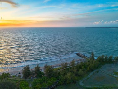 beautiful morning view indonesia panorama landscape paddy fields with beauty color and sky natural light
