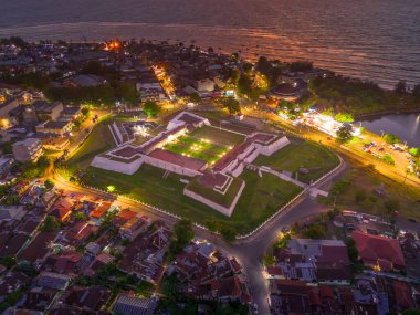 beautiful morning view indonesia panorama landscape paddy fields with beauty color and sky natural light