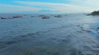 beautiful morning view indonesia panorama landscape paddy fields with beauty color and sky natural light