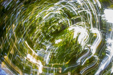 Yumuşak Yeşil Tonlu Soyut Doğa Bulanık Arkaplanı