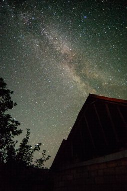 Yıldızlı güzel gece gökyüzü