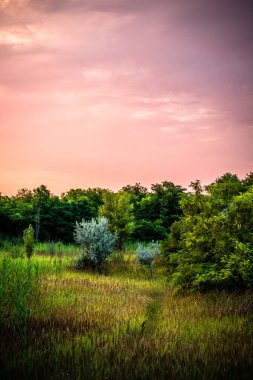 akşam güzel manzara.