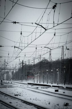 Şehirdeki tren istasyonu.