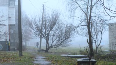 Pripyat, Ukrayna 'da terk edilmiş bir ev.
