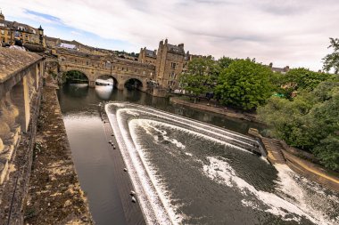 Bath - 29 Mayıs 2022: Eski Roma kenti Bath, İngiltere.